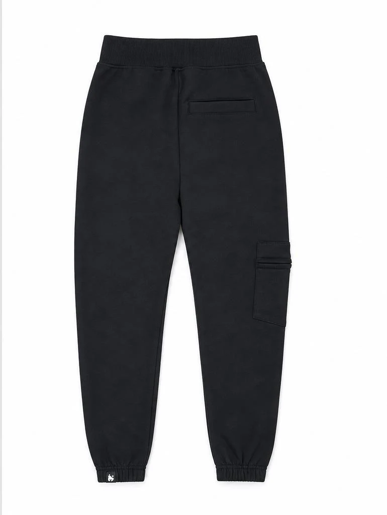 Junior Combo Patch Tracksuit Black - Image 6