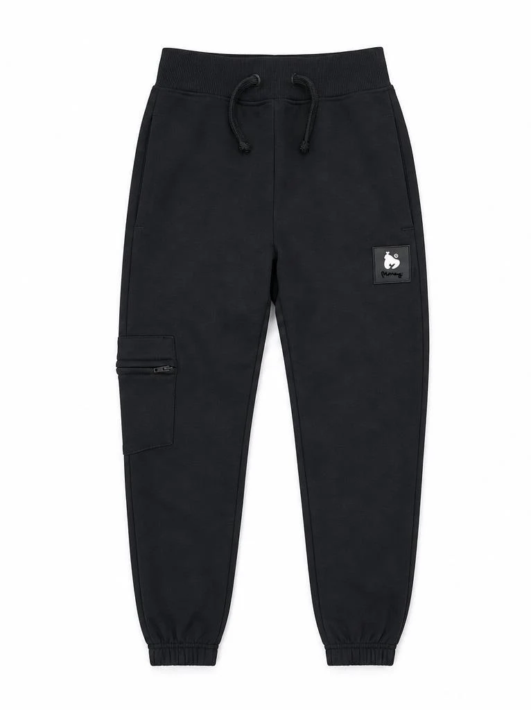 Junior Combo Patch Tracksuit Black - Image 7